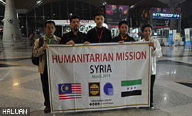 UTeM dan HALUAN Lancarkan Misi Kemanusiaan Syria