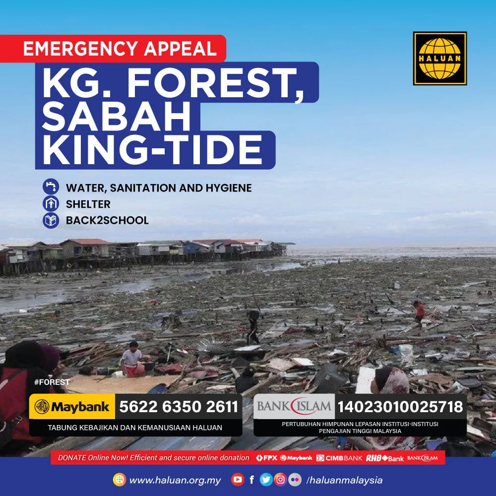Kg Forest, Sabah King-Tide Emergency Appeal