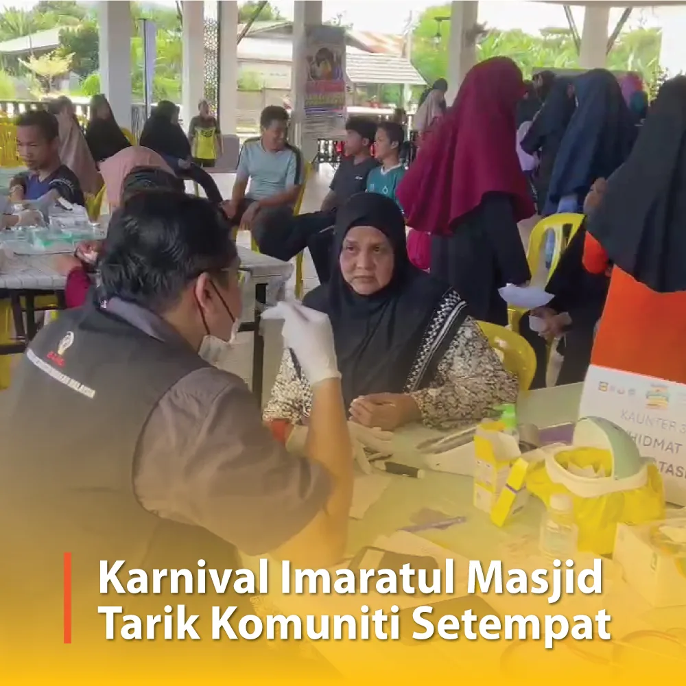 Karnival Imaratul Masjid Tarik Komuniti Setempat