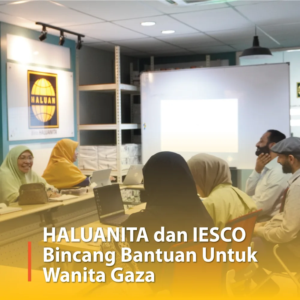 HALUANITA dan IESCO Bincang Bantuan Untuk Wanita Gaza