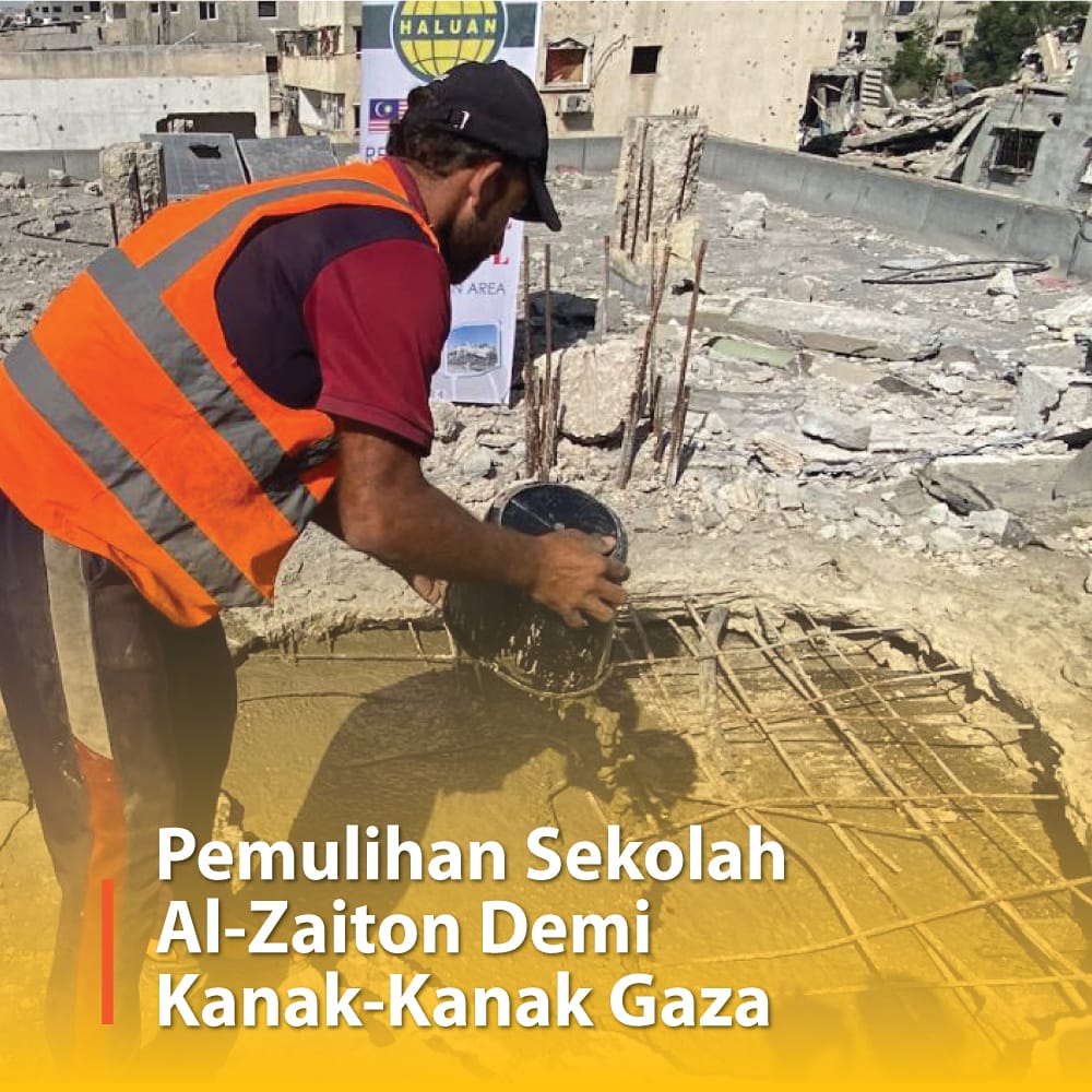 Pemulihan Sekolah Al-Zaiton Demi Kanak-Kanak Gaza