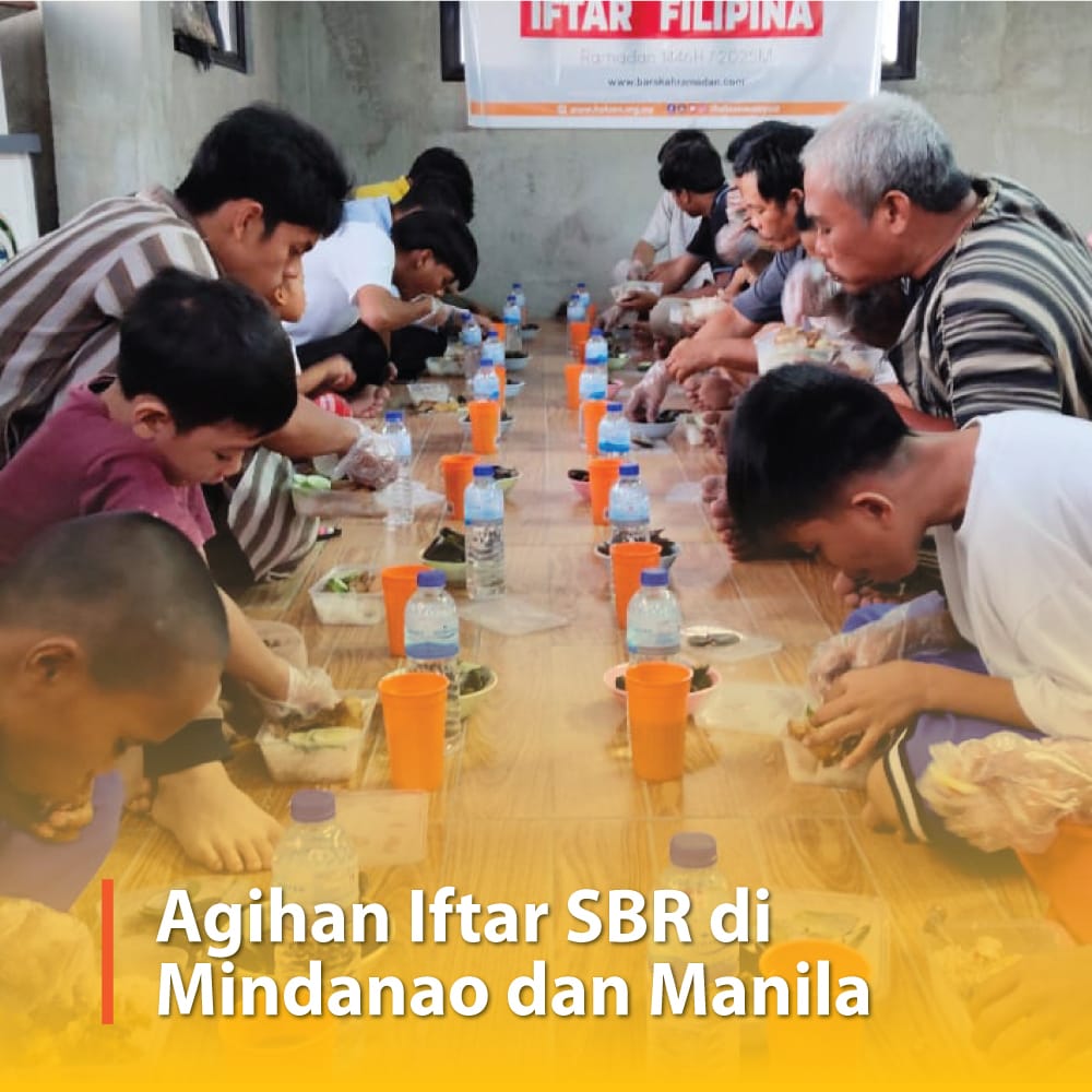 Agihan Iftar SBR di Mindanao dan Manila